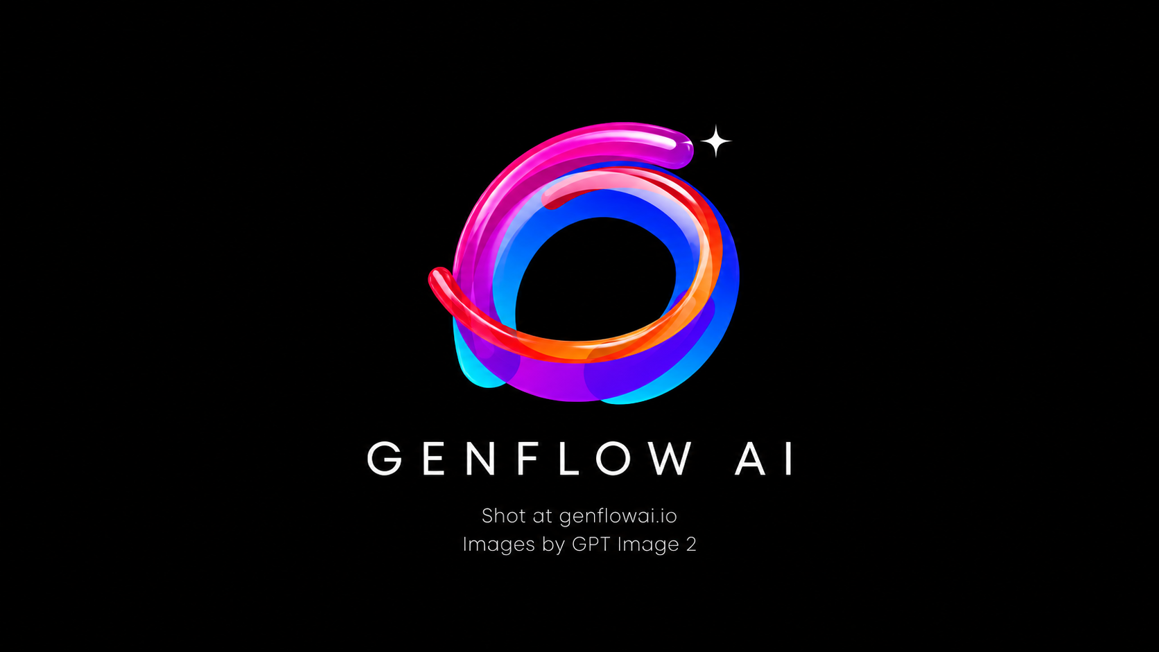 Outro frame with Genflow AI logo